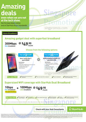 Featured image for (EXPIRED) Starhub Amazing Deals Smartphones, Tablets, Cable TV & Broadband Offers 9 – 22 Mar 2015