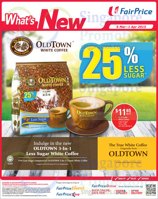 6 Mar (Till 1 Apr) Old Town White Coffee 3 in 1