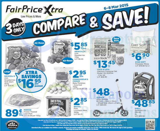 6 Mar (Till 8 Mar) 3 Days Only Compare n Save Fruits, Frozen, Pillow, Synthetic Oil, Alloy Scooter