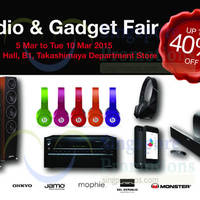 Read more about Hwee Seng Audio & Gadget Fair @ Takashimaya 5 - 10 Mar 2015