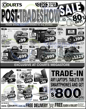 Featured image for (EXPIRED) Courts Up To 80% Off Post-Tradeshow Sale 25 – 27 Mar 2015