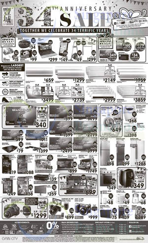Featured image for Gain City Electronics, TVs, Washers, Digital Cameras & Other Offers 14 Mar 2015