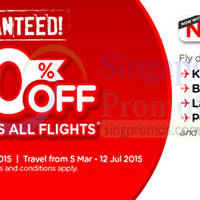 Read more about Air Asia 20% Off All Seats & All Flights Promo 3 - 8 Mar 2015
