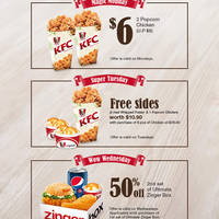 Read more about KFC Delivery 50% Off Ultimate Zinger Box Wednesdays Promo 4 Mar 2015