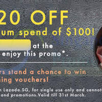 Read more about Lazada $20 OFF Storewide Coupon Code 4 - 31 Mar 2015