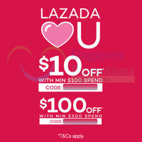 Read more about Lazada $10 to $100 OFF Storewide Coupon Codes 4 Mar 2015