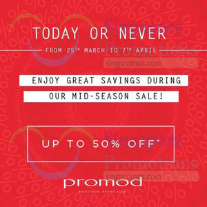 Featured image for (EXPIRED) Promod Mid-Season Sale 26 Mar – 7 Apr 2015