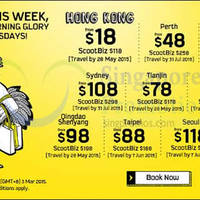 Read more about Scoot From $18 2hr Promo Air Fares (7am - 9am) 3 Mar 2015