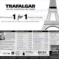 Read more about Trafalgar Travel 1 for 1 Europe Air Fares For HSBC Cardmembers @ Expo 6 - 8 Mar 2015