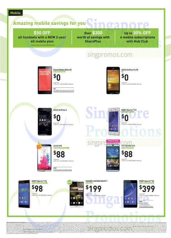 Xiaomi Redmi Note, Asus Zenfone 5, 6, Sony Xperia E3, Z3, Z2, LG G3, HTC Desire Eye, Huawei Ascend Mate 7