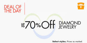 Featured image for (EXPIRED) Amazon.com Up To 70% Off Diamond Jewellery 24hr Promo 21 – 22 Apr 2015