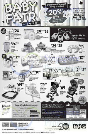 Featured image for (EXPIRED) BHG Baby Fair Promotions & Offers 3 – 19 Apr 2015