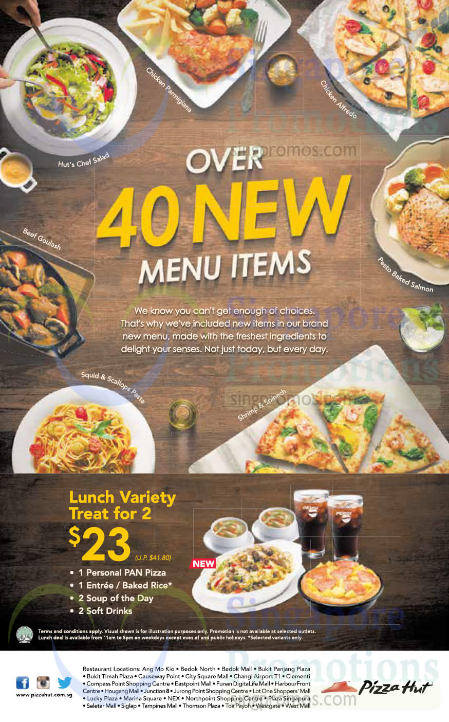 Pizza Hut New Menu Items 24 Apr 2015