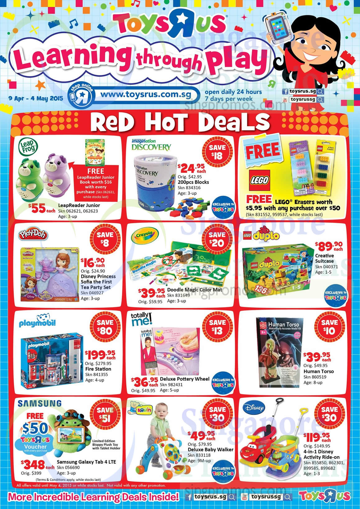 Featured image for Toys "R" Us & Babies "R" Us Learning Through Play Offers 9 Apr - 4 May 2015