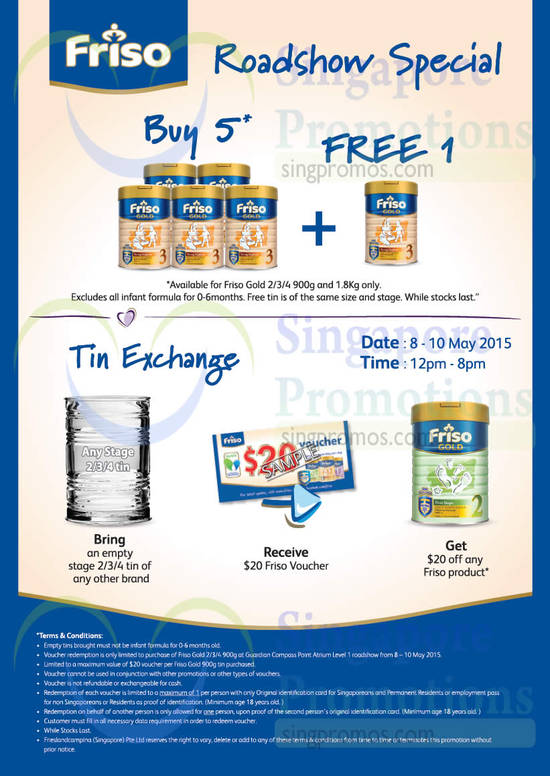 6 May Buy 5 Get 1 Free, Tin Exchange to Voucher