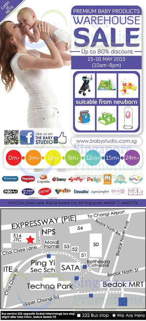 Featured image for (EXPIRED) Baby Studio Warehouse Sale 15 – 16 May 2015