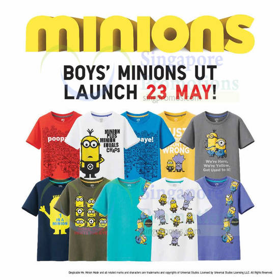 Boys Minions UT Launch