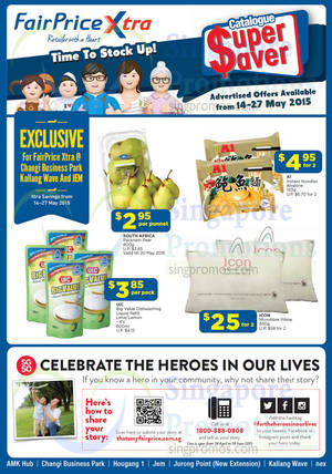 Featured image for (EXPIRED) NTUC Fairprice Catalogue Super Saver, Ziploc, Sona, Wines, Beauty & More Offers 14 – 27 May 2015