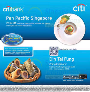 Featured image for Pan Pacific Restaurants & Din Tai Fung Dining Privileges For Citibank Cardmembers 10 May 2015