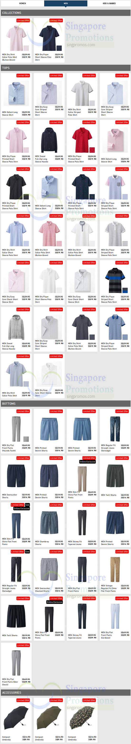 (Est Till 28 May) Limited Offer Men Full List