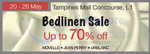 Featured image for (EXPIRED) Isetan Tampines Bedlinen Sale @ Tampines Mall 20 – 26 May 2015