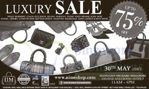 Featured image for (EXPIRED) Nimeshop Branded Handbags Sale @ Mandarin Orchard 30 May 2015