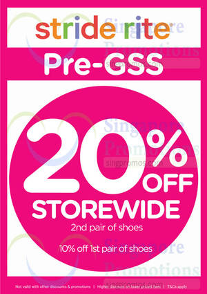 Featured image for (EXPIRED) Stride Rite 10% Off Storewide GSS Promo 4 May 2015