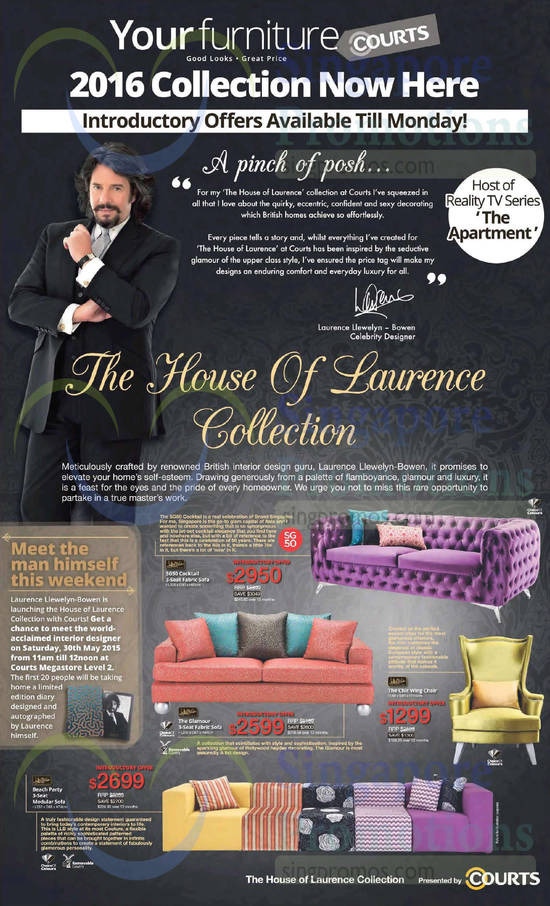 The House of Laurence Collection Sofa Sets, Wing Chair