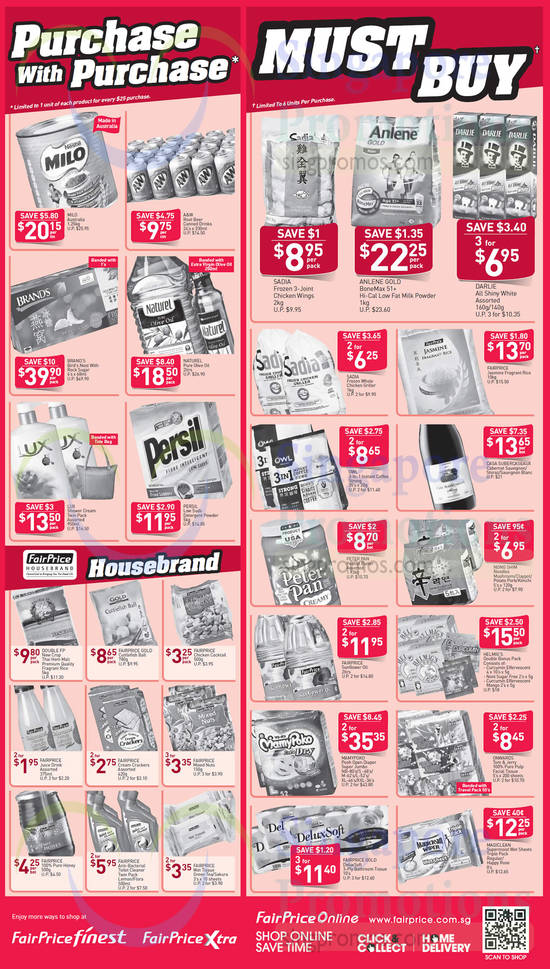 (Till 13 May) Purchase With Purchase, Must Buy Items, Housebrand Products