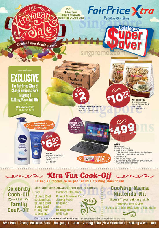 Catalogue Super Saver Groceries, Coffee, Skincare Products, Notebook