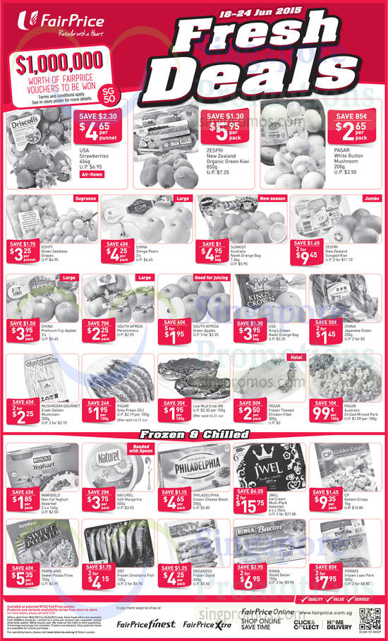 Fresh Deals, Fruits, Seafood, Frozen, Chilled Products