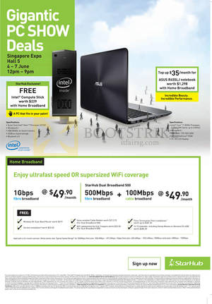 Featured image for Starhub PC SHOW 2015 Broadband, Mobile, Cable TV & Other Offers 4 – 7 Jun 2015