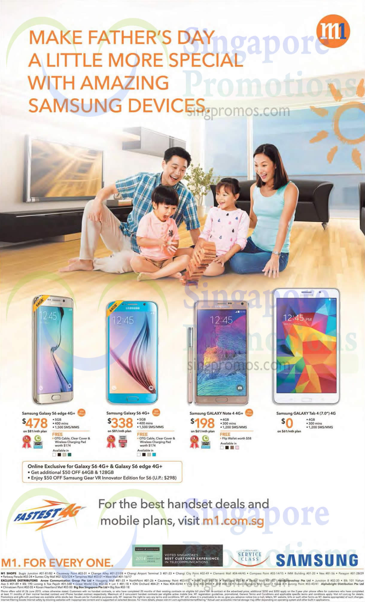Featured image for M1 Home Broadband, Mobile & Other Offers 20 - 26 Jun 2015