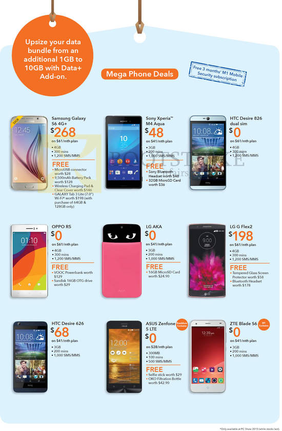 Samsung Galaxy S6, Sony Xperia M4 Aqua, HTC Desire 826 626, Oppo R5, LG AKA G Flex 2, ASUS Zenfone 5 LTE, ZTE Blade S6