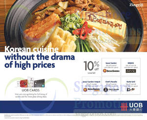 Featured image for (EXPIRED) UOB 10% Off Korean Cuisine Dining Deals 17 Jun 2015 – 1 Jun 2016