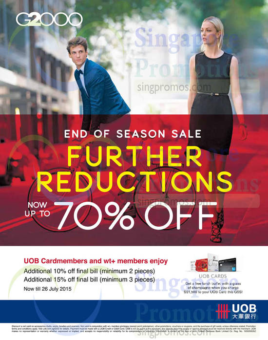 24 Jul Further Reductions