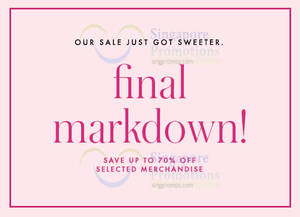 Featured image for (EXPIRED) Kate Spade Final Markdown Sale 3 Jul 2015