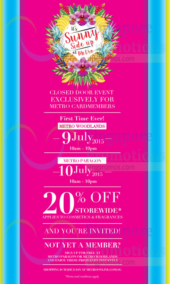 Featured image for Metro 20% Off Storewide @ Causeway Point 9 Jul 2015