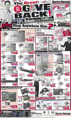 Featured image for (EXPIRED) Harvey Norman Electronics, Appliances, Furniture & Other Offers 25 – 31 Jul 2015