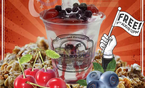 Featured image for Milkcow FREE "Milky Jubilee" Soft Serve Ice Cream SG50 Giveaway 9 Aug 2015