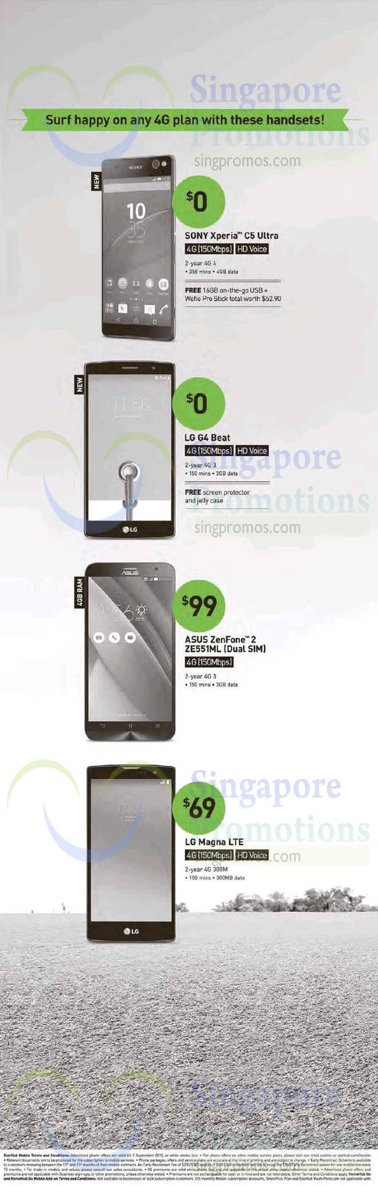 Sony Xperia C5 Ultra, Asus Zenfone 2 ZE551ML, LG G4 Beat, Magna