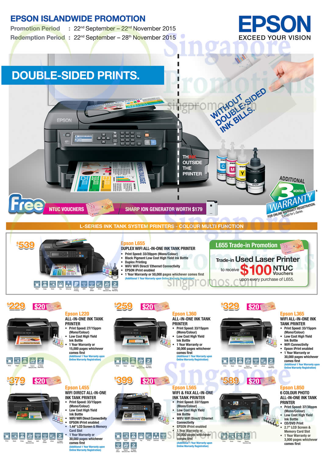 Featured image for Epson Printers, Scanners & More Offers 26 Sep - 22 Nov 2015