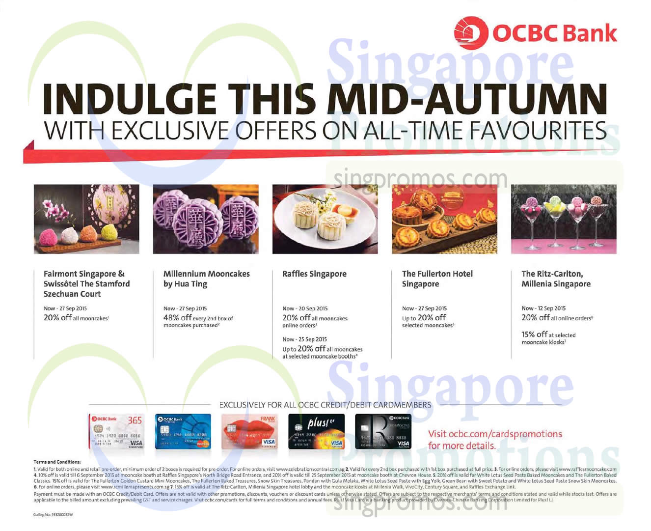 Featured image for OCBC Mooncakes Offers For OCBC Cardmembers 3 Sep - 27 Sep 2015