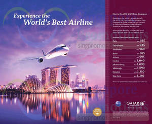 Featured image for (EXPIRED) Qatar Airways fr $685 all-in Return Promo Fares 21 – 31 Oct 2015