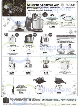 Featured image for (EXPIRED) Bosch Promotion Offers @ Tangs 14 – 22 Nov 2015