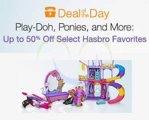 Featured image for (EXPIRED) Hasbro Up To 50% Off Little Pony, Play-Doh & More 14 – 15 Dec 2015