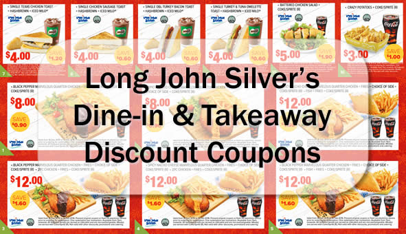 Featured image for Long John Silver's Dine-in/Takeaway Discount Coupons 19 Dec 2015 - 14 Feb 2016