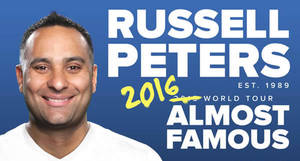 Featured image for Russell Peters Almost Famous World Tour Ticketing Opens 12 Dec 2015