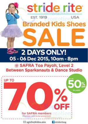 Featured image for (EXPIRED) Stride Rite End-of-Year Clearance 5 – 6 Dec 2015