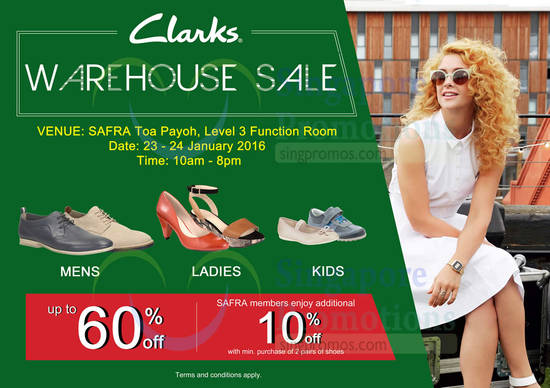 Clarks Sale Venue, Date, Details